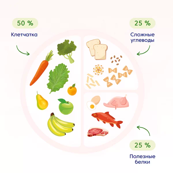 Гарвардская тарелка для сбалансирования питания мамы