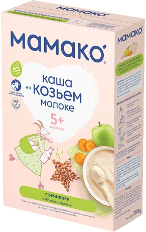 Гречневая с яблоком и морковью
