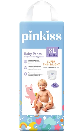 Подгузники-трусики, размер: XL, 12-17 кг, 40 шт. Подгузники-трусики, размер: XL, 12-17 кг, 40 шт.