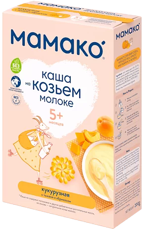 Кукурузная с тыквой и абрикосом