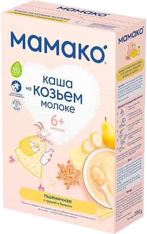 Пшеничная с грушей и бананом