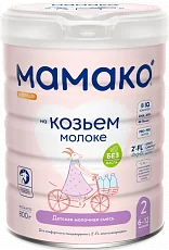 МАМАКО<sup>®</sup> 2 Premium с 2'–FL (с 6 до 12 месяцев) 800 г