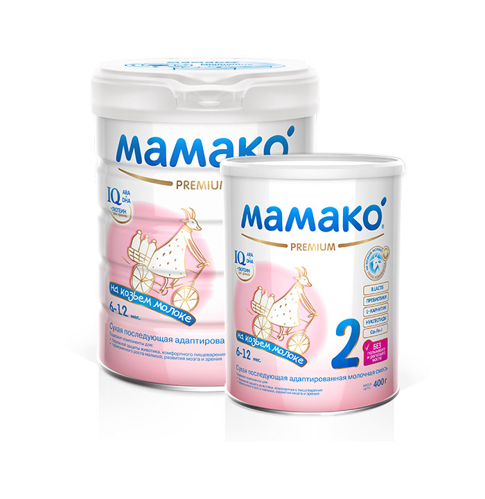 Мамако - ассортимент детского питания от производителя (смеси, каши, пюре)