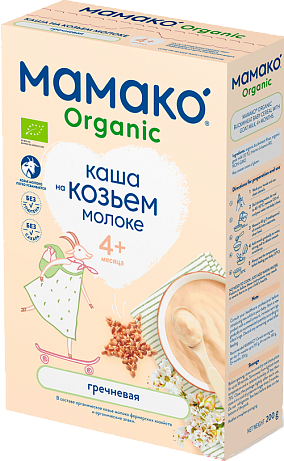 Гречневая Organic на козьем молоке